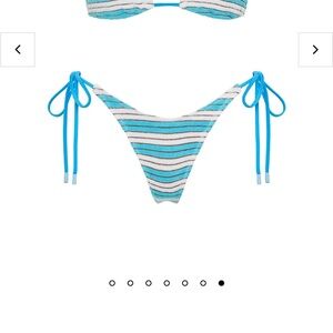 ISO trade triangl etta light blue vinca bikini bottoms size small